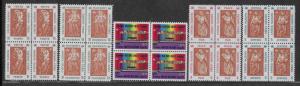 UNITED NATIONS - SC# 170-74 B/4  FVF/MNH 1967