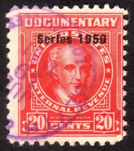1950, US 20c, Documentary, Used, Sc R543