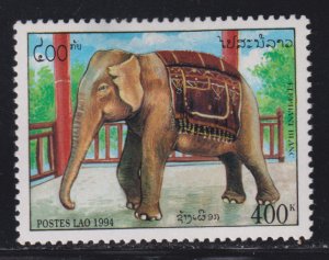 Laos 1193 Royal White Elephant In Dress 1994