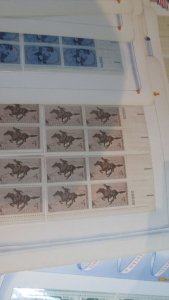 30x Matched 4c Plate Block Sets Face $19.20 VF MNH mounted on White Ace Pages