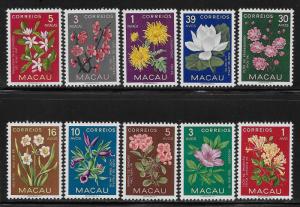 MACAO SC# 372-81 FVF/MNH 1953