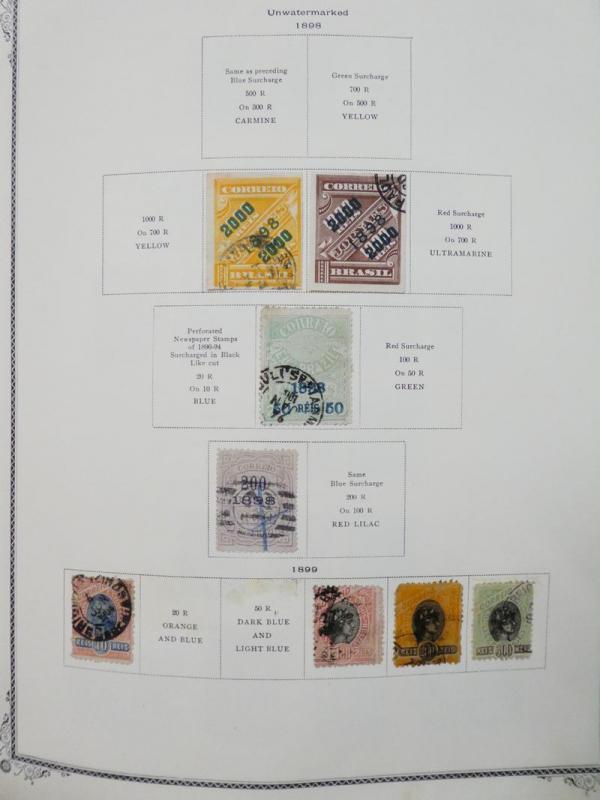 EDW1949SELL : BRAZIL Extensive Mint & Used collection on pages with many Better.