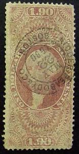 USA, Scott R80c, Kidder Peabody & Co Handstamp