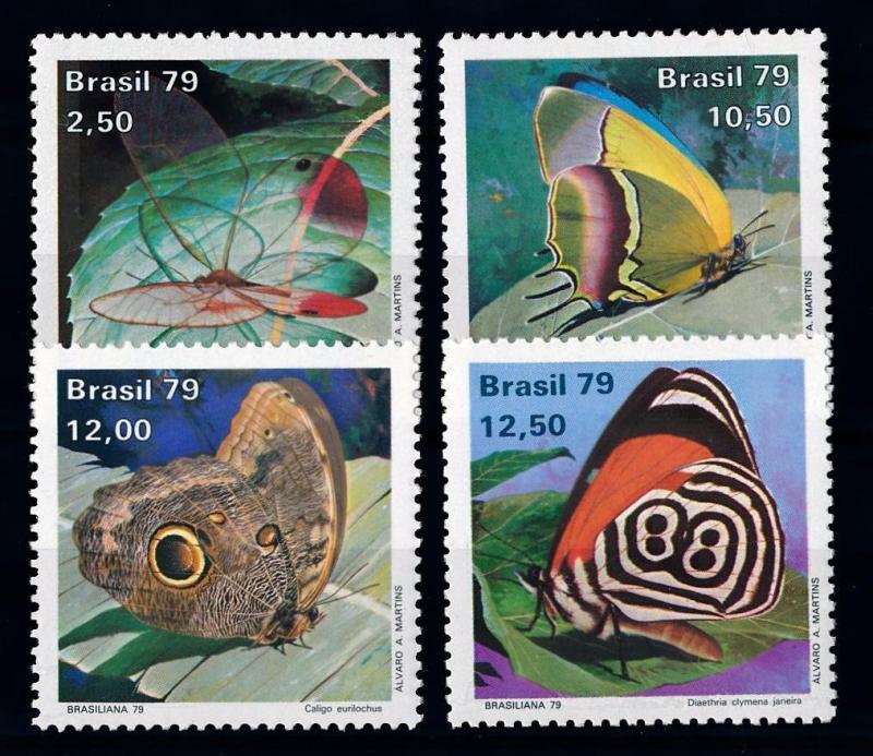 [65649] Brazil Brasilien 1979 Butterflies  MLH