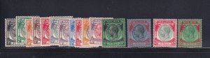 Str Sett. Scott # 217 - 234 set VF mint OG lightly hinged  scv $ 243 ! see pic !