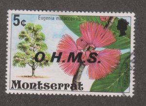 Montserrat O10 Flowers O/P 1976