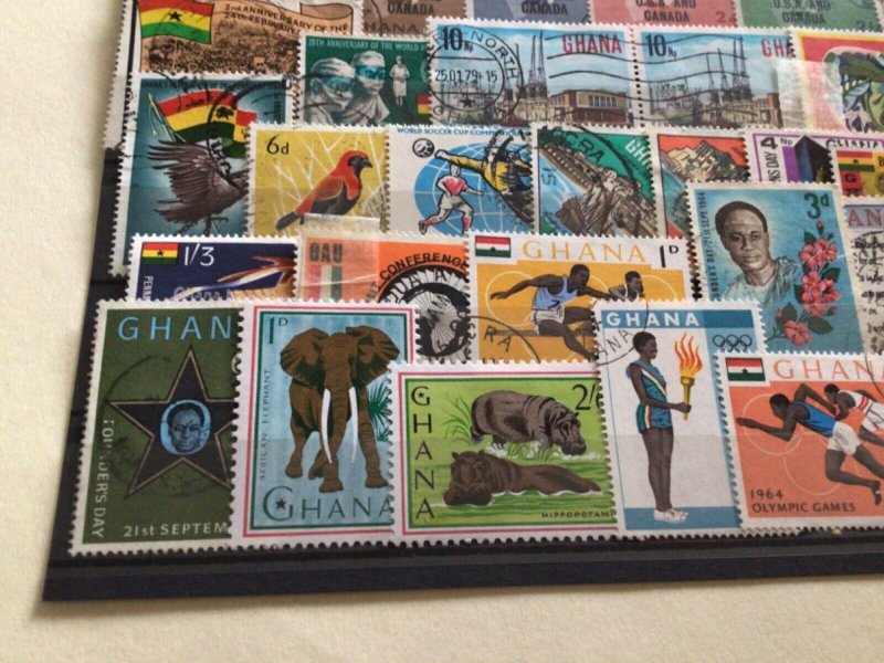 Ghana used stamps A17425