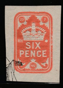 UK GB UNITED KINGDOM Postal Stationery Cut Out A17P27F37964-