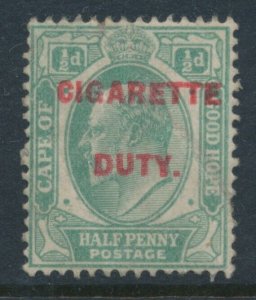 Cape Of Good Hope ½d Cigarette Duty Stamp Mint with Gum (COGH)