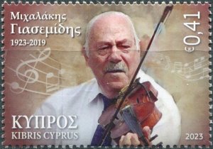 Cyprus 2023 Music Michalakis Yiassemides 100 ann stamps MNH