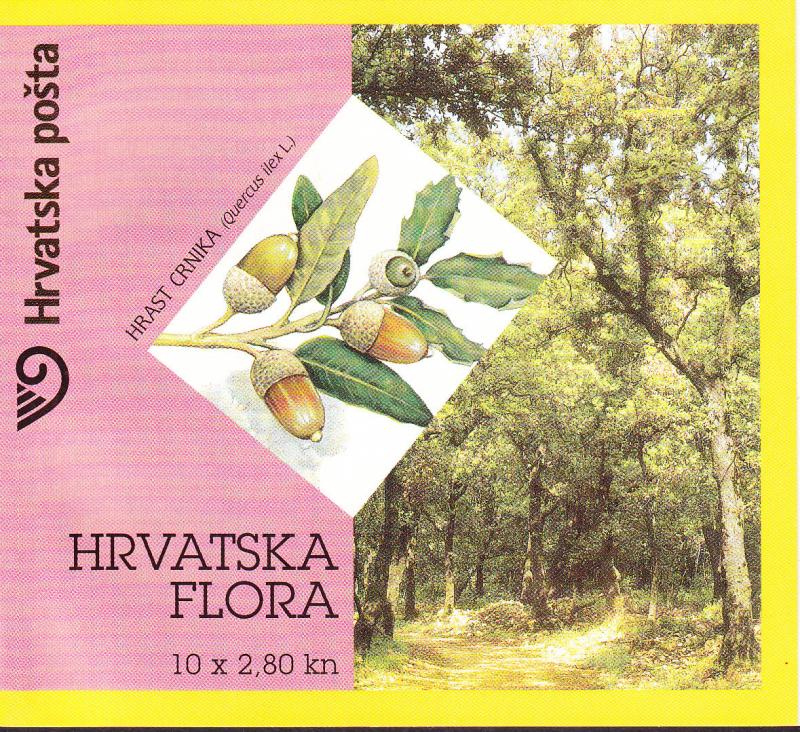 Croatia 2002 Trees Complete Booklets (3)  VF/NH(**)