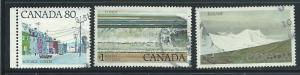 Canada #725-727 (U) CV. $2.30