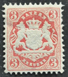 DYNAMITE Stamps: Bavaria Scott #34 – MINT