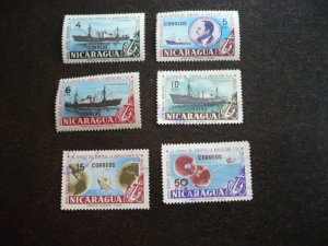 Stamps - Nicaragua - Scott# 794-799 - Used Part Set of 6 Stamps