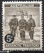 Australian Antartic Territory.; 1957: Sc. # L1: Used Single Stamp