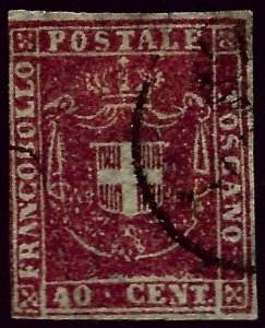 Tuscany Italy SC#21a Used Fine hr SCV$440.00...Worth an Extra Look!