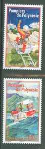 French Polynesia #992-993 Mint (NH) Single (Complete Set)