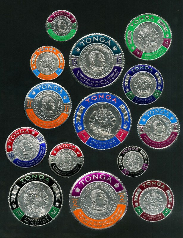 Tonga Stamps # 175-91 + C27-33 VF NH