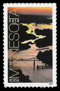 PCBstamps  US #4266 42c Minnesota Statehood, MNH