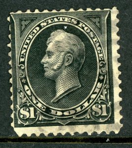 USA 1894 Perry $1.00 Black Type 1 Unwmk Scott #271A VFU Q906