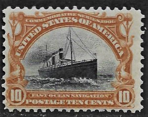 1901 Sc. #299 FVF NH, very minor bend--doesn't show in wmk fluid, Cat. $...