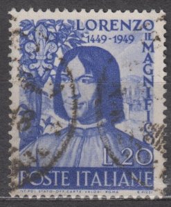 Italy Scott #523 1949 Used