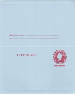 New Zealand 25c Elizabeth II Lettercard unused VGC