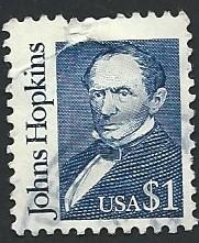 US Scott #2194 $1 Johns Hopkins (1989) Used