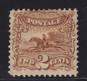 113 F-VF OG previously hinged with nice color cv $ 625 ! see pic !