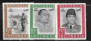 INDONESIA  C10, C12-C13 MNH HIGH VALUES