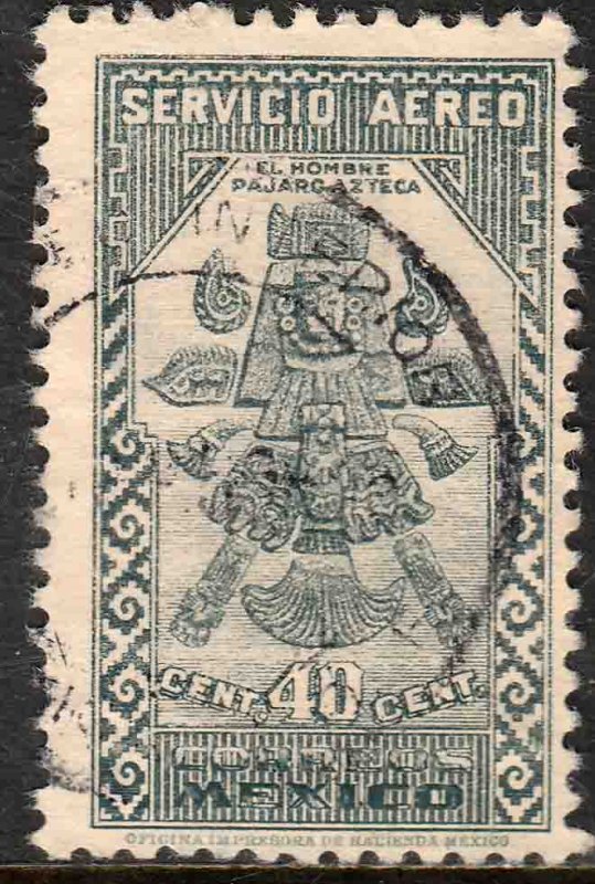 MEXICO C174, 40¢ 1934 Definitive Wmk Gobierno...279 Used. VF. (940)