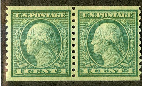 US 490 MNH F/VF SCV PAIR $2.60 BIN $1.00 WASHINGTON