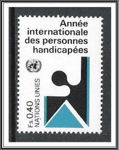 United Nations Geneva #99 Disabled Year MNH