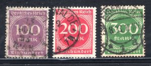 Germany #229-231  Used  VF   CV $4.50   ...   2380257