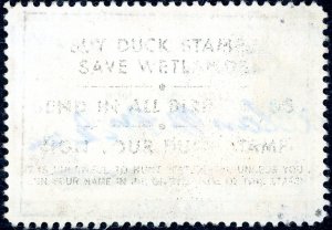 US #RW37 Used / Signed