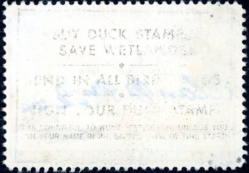 US #RW37 Used / Signed