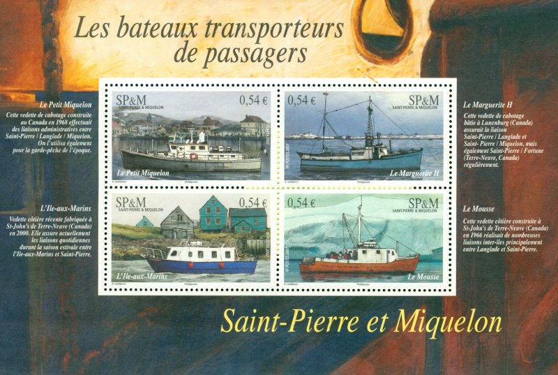 SAINT PIERRE & MIQUELON 850  SCV $7.00 BIN $3.50