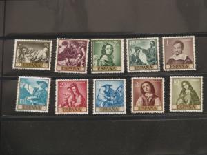 Spain Scott# 1095-1104, MNH
