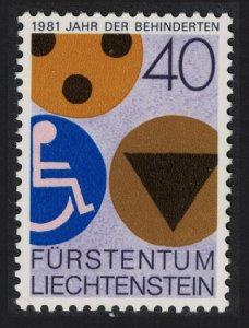 Liechtenstein Intl Year of Disabled Persons 1981 MNH SG#769