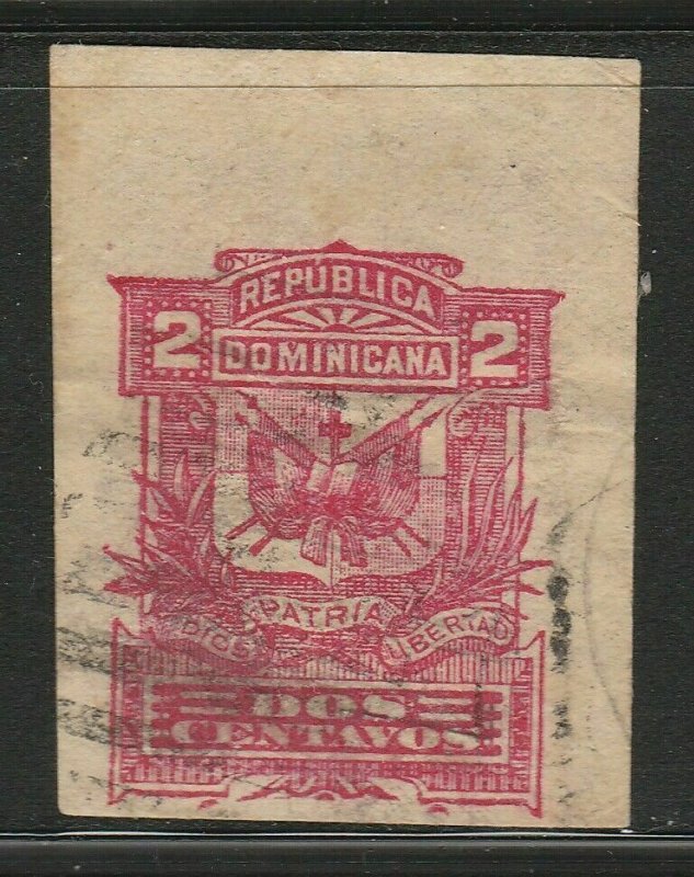 Dominican Republic Postal Stationery Cut Out A17P5F827