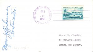 US SPECIAL EVENT COVER SYRACUSE STAMP CLUB EXHIBITION 1960 SIGNED BY POSTMASTER