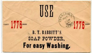 New York City - NYC - 1776 Babbit's Washing soap - cc plus back ad