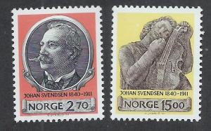 NORWAY SC# 982-83 FVF/MNH 1990