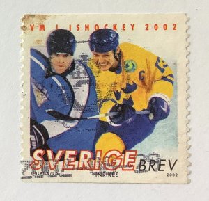 Sweden 2002 Scott 2426 used -  Ice Hockey, World Championship