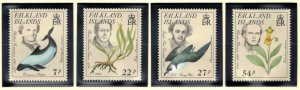 FALKLAND ISLANDS 1985 Naturalists; Scott 433-36, SG 514-17; MNH