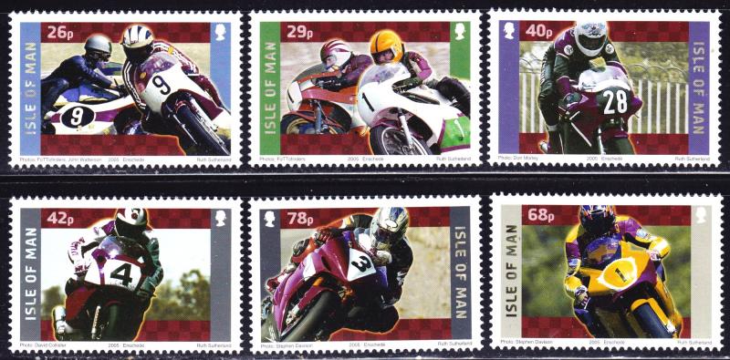 Isle of Man Scott 1096-1101  complete set  F to VF mint OG NH.