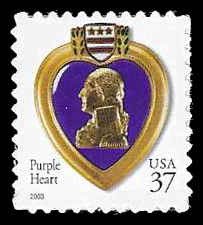 PCBstamps   US #3784A 37c Purple Heart, MNH, (45)