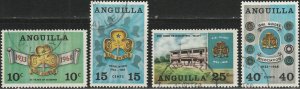 Anguilla,  #40-43  Used  From 1968