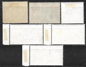 COLLECTION LOT OF 6 TRINIDAD & TOBAGO MH 1935+ STAMPS CV+$73 2 SCAN