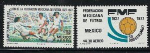 Mexico 1156-57 MNH 1979 set; penciled numbers on back (ak2614)